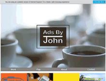 Tablet Screenshot of adsbyjohn.com